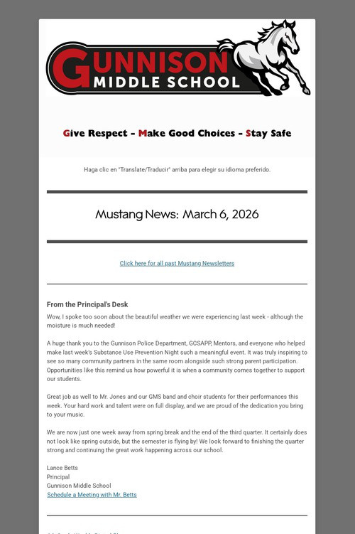 Mustang News - March 6, 2026
