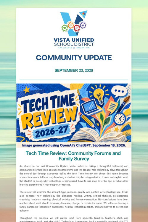 Community Update