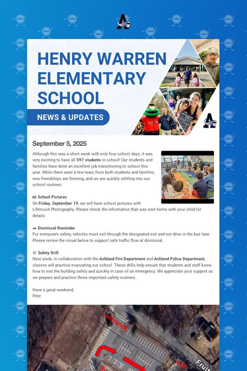 Warren School Weekly Update