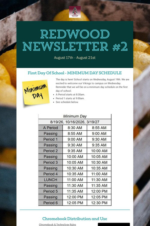 Redwood Newsletter #2