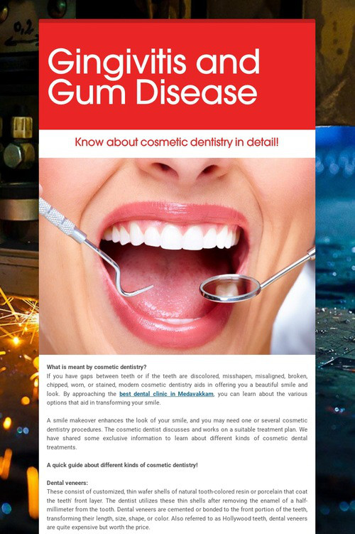 Gingivitis and Gum Disease