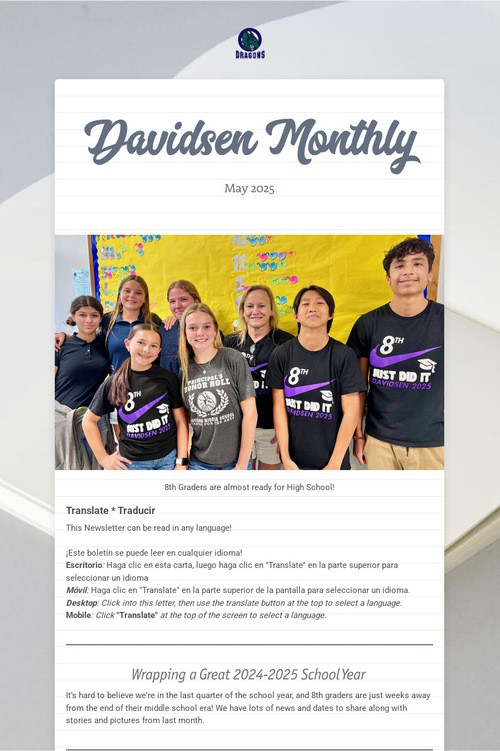 Davidsen Monthly