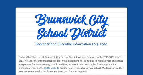 Brunswick City School District