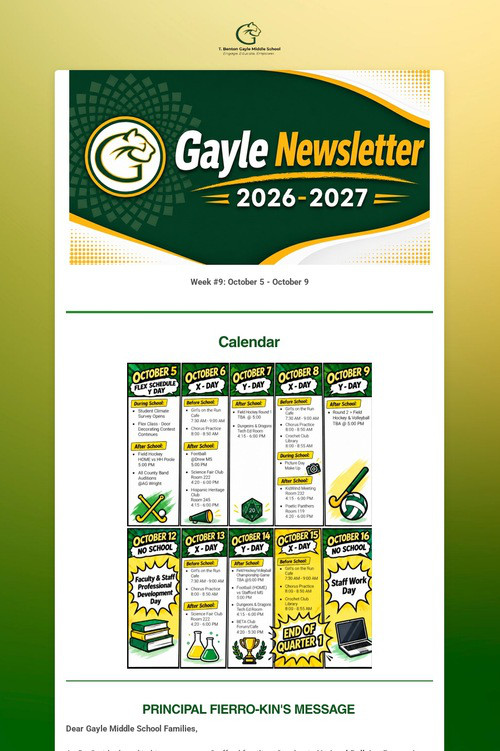 Gayle Newsletter