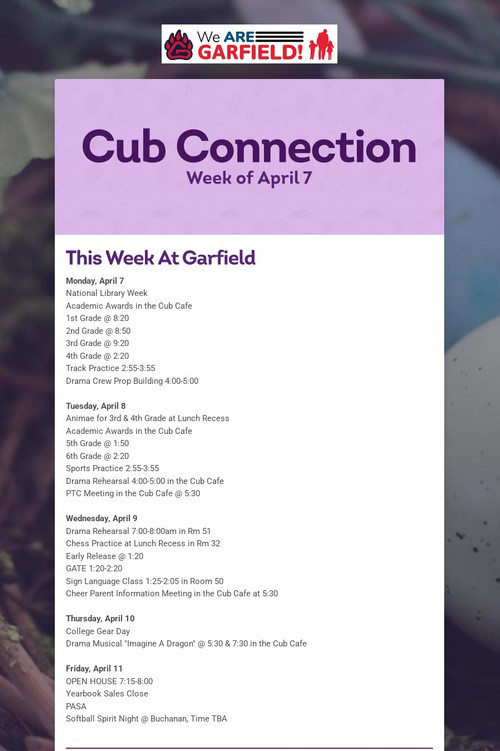 Cub Connection