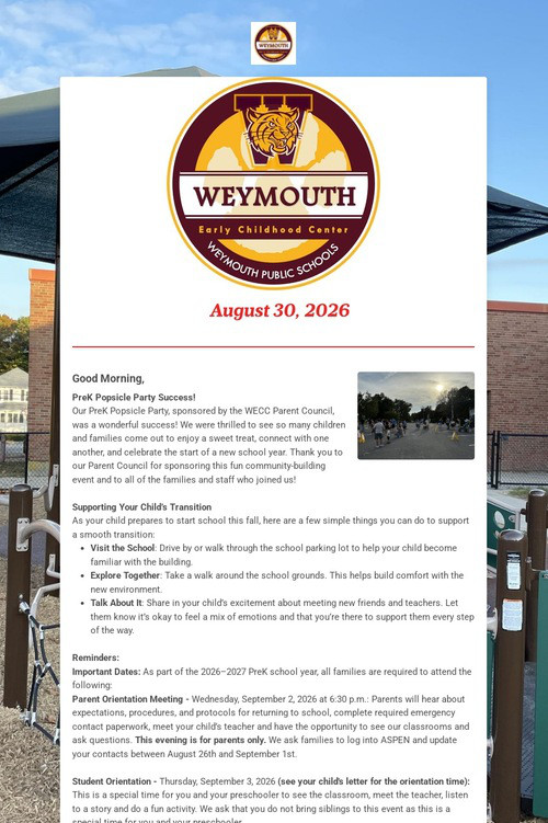 Weymouth Early Childhood Center