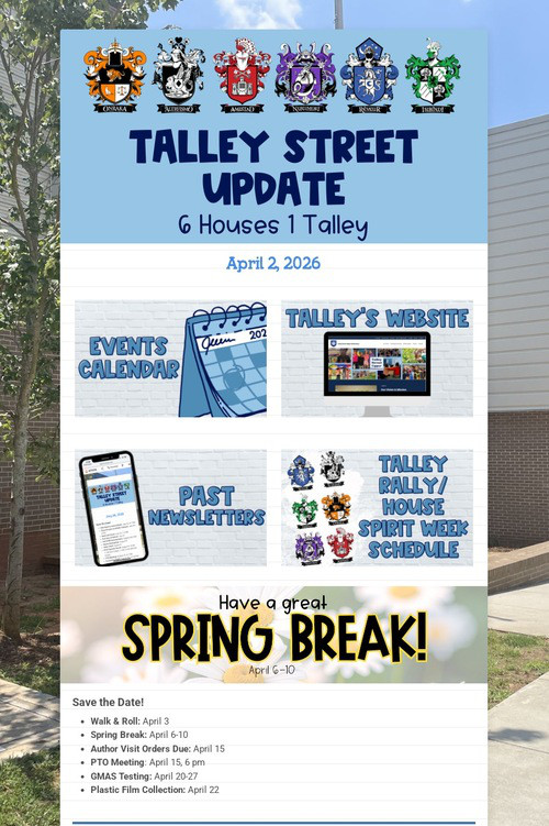 Talley Street Update