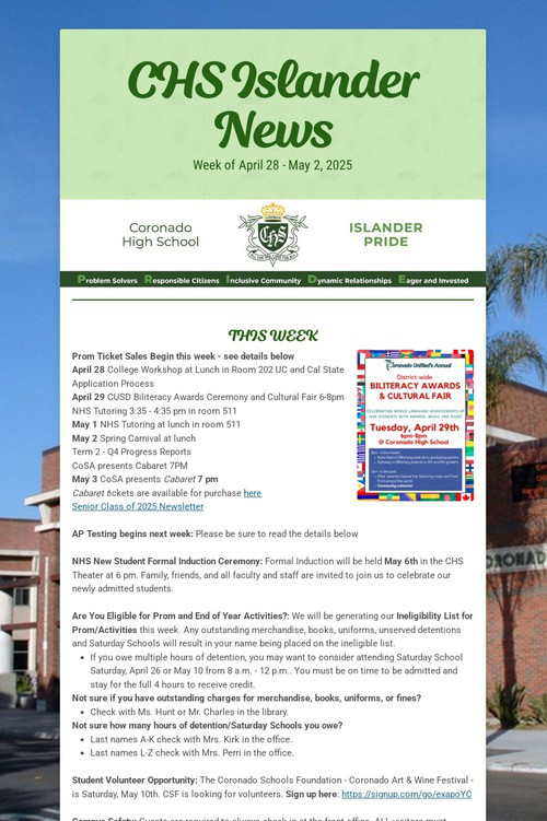 CHS Islander News