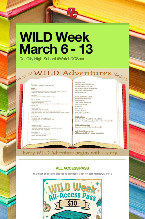 WILD Week March 6 - 13