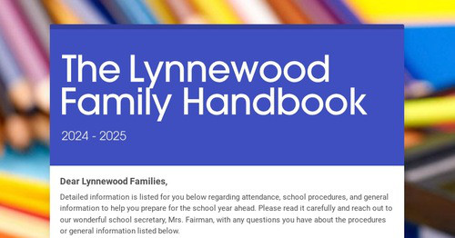 The Lynnewood Family Handbook