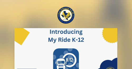 Introducing My Ride K-12 Bus App