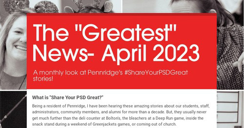 The "Greatest" News- April 2023