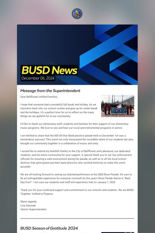 BUSD News