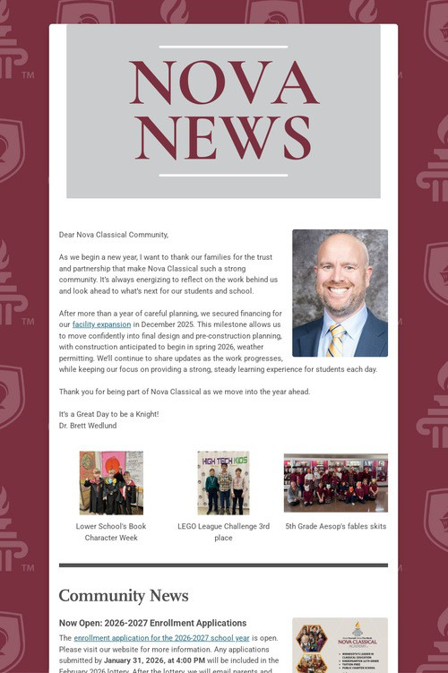 NOVA NEWS - January 2026