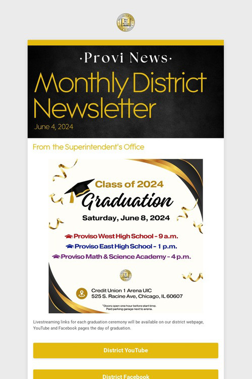 Monthly District Newsletter