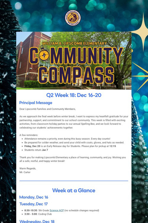 Q2 Week 18 Dec 16-20