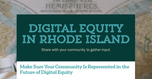 Digital Equity In Rhode Island