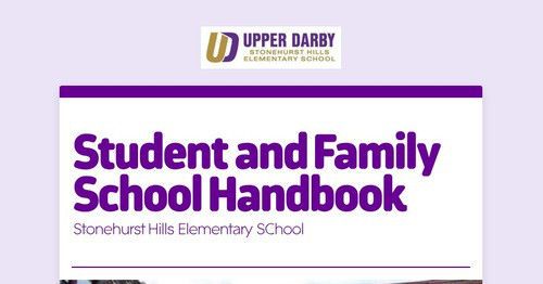 Student and Family School Handbook