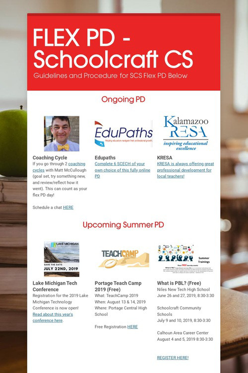 FLEX PD - Schoolcraft CS