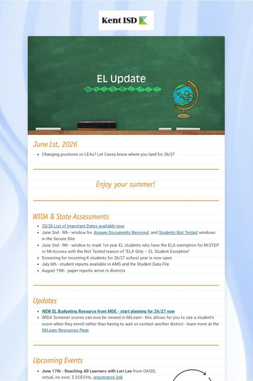 EL Update