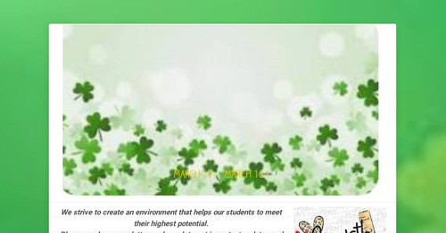 4th Grade Weekly Update