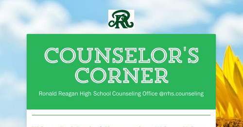 Counselor's Corner