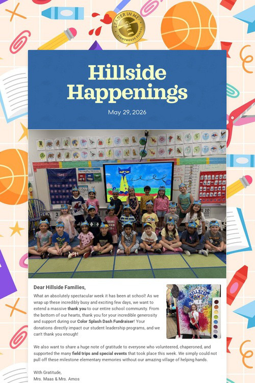 Hillside Happenings