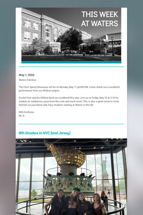 This Week at Waters - May 1