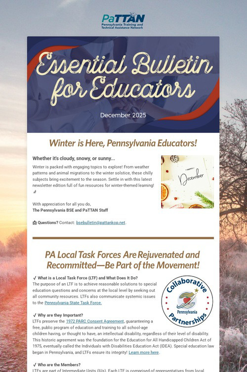 Essential Bulletin for Educators