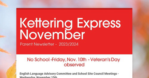 Kettering Express November