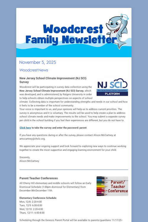Family Newsletter