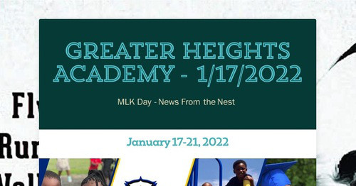 Greater Heights Academy - 1/17/2022