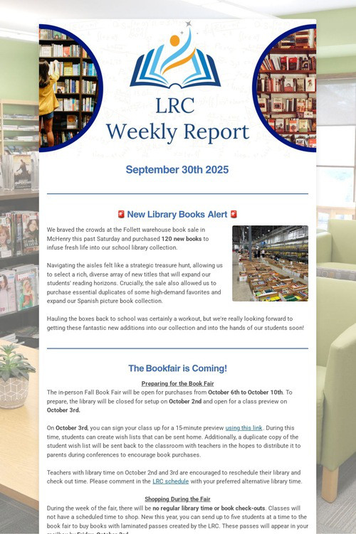 LRC Weekly Update