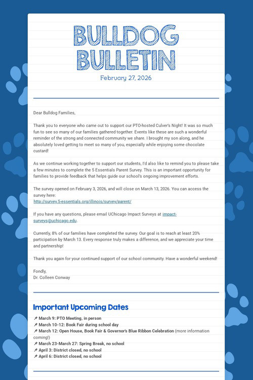 BULLDOG BULLETIN