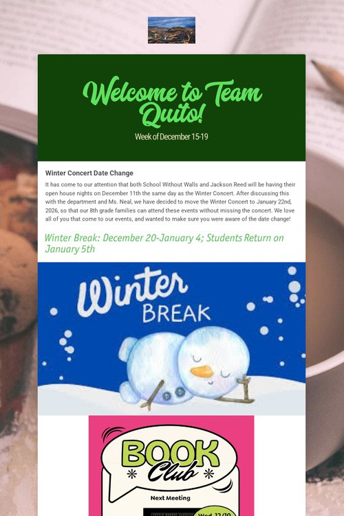 Welcome to Team Quito!