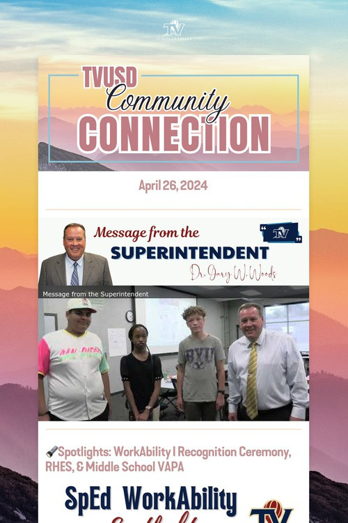 TVUSD COMMUNITY CONNECTION