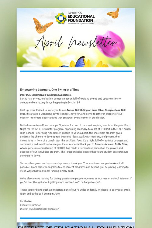 April Newsletter