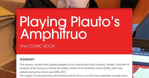 Playing Plauto's Amphitruo