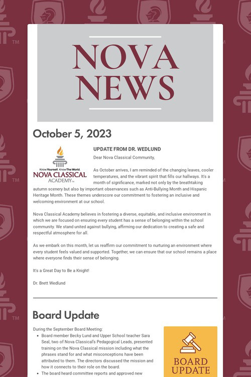 NOVA NEWS - October 2023