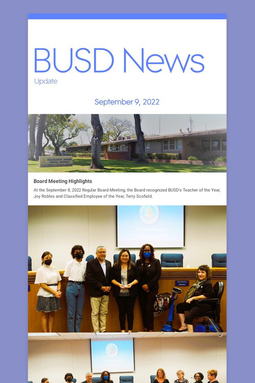 BUSD News