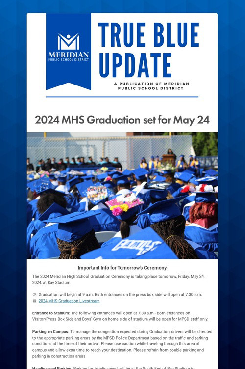 MPSD True Blue Update