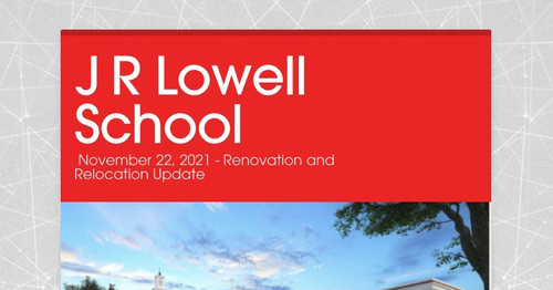 J R Lowell School