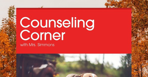 Counseling Corner