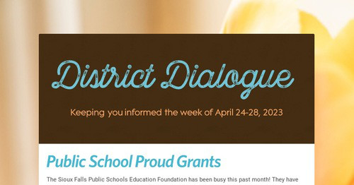 District Dialogue