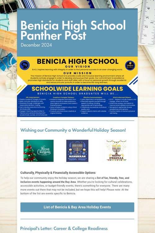 Benicia High School Panther Post