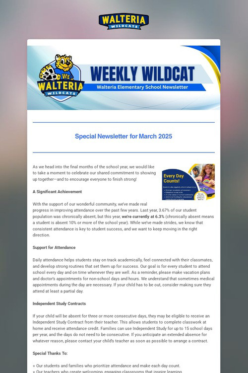 Weekly Wildcat