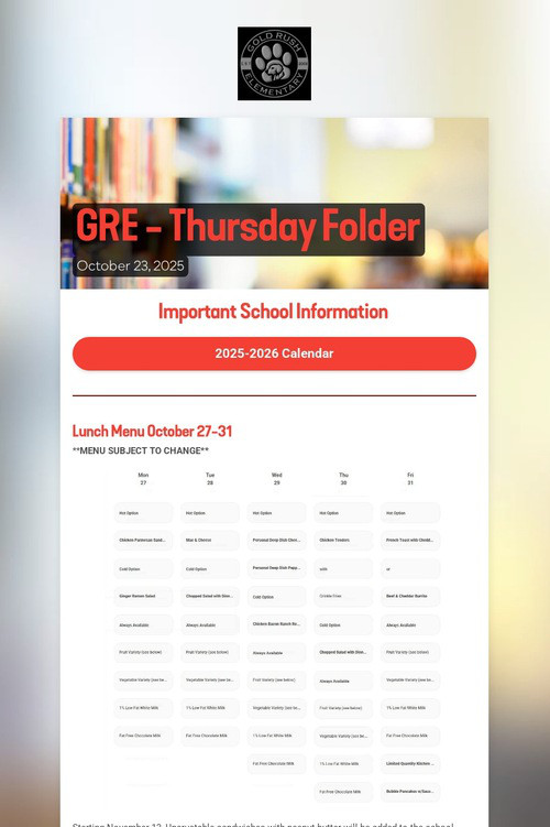 GRE - Thursday Folder