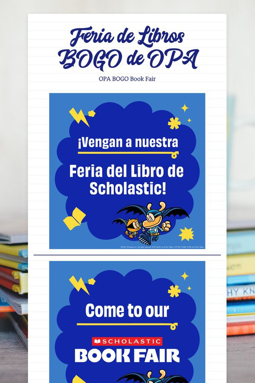Feria de Libros BOGO de OPA