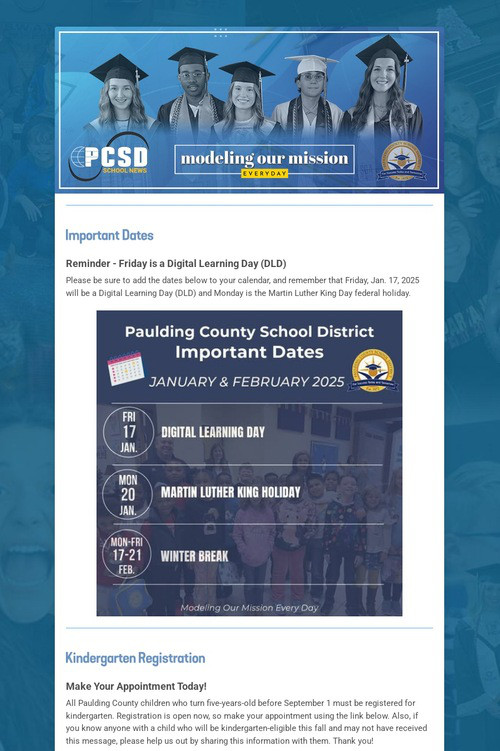 PCSD School News