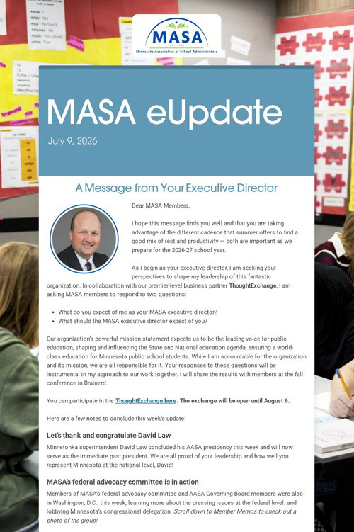 MASA eUpdate